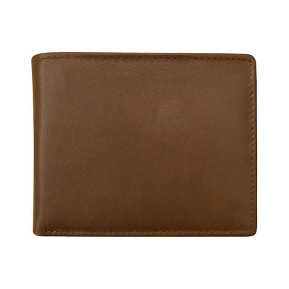 Men's Bifold Wallet - Brown-ILI New York-DISTRICT 1