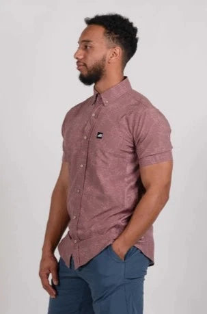 Men's Vista Stretch Button Down-Belong Designs-DISTRICT 1