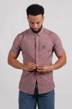 Men's Vista Stretch Button Down-Belong Designs-DISTRICT 1