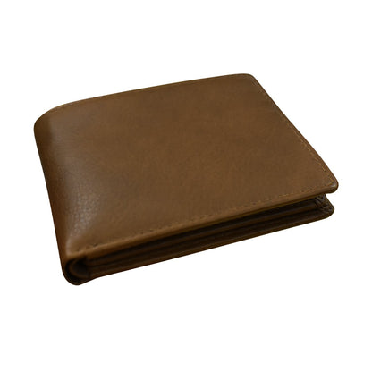 Men's Wallet Bifold with Left Flip - Toffee-ILI New York-DISTRICT 1