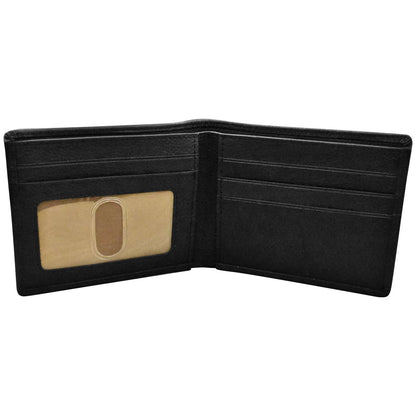 Men's Wallet Pebble Bifold - Black-ILI New York-DISTRICT 1