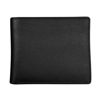 Men's Wallet Pebble Bifold - Black-ILI New York-DISTRICT 1