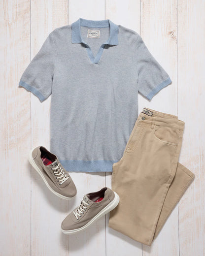 Northpoint Sweater Polo-Flag & Anthem-DISTRICT 1