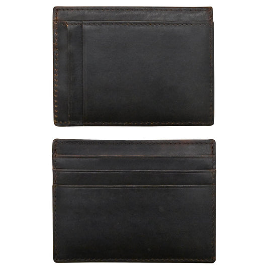 Pocket Card Case - Chocolate-ILI New York-DISTRICT 1