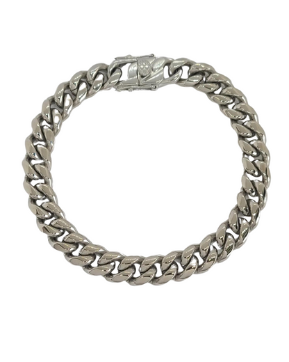 Stainless Steel Curb Link Men Bracelet-Fantasy World Jewelry-DISTRICT 1