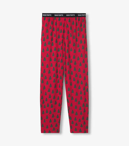 Trees on Red Man Pants-Little Blue House-DISTRICT 1