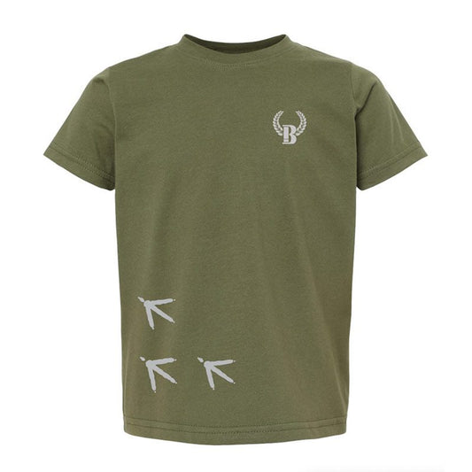 Turkey Tails T-Shirt - Kids-Buck Shot Apparel-DISTRICT 1