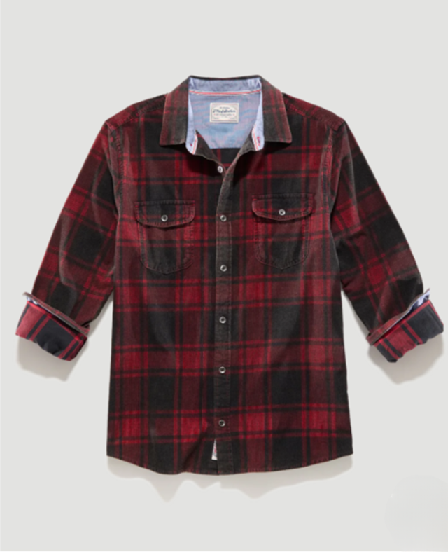 Vintage Washed Corduroy Shirt-Flag & Anthem-DISTRICT 1