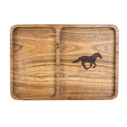 Wood Valet Tray - Mustang-The Royal Standard-DISTRICT 1
